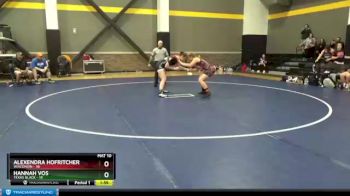 155 lbs Round 3 (3 Team) - Alexendra Hofritcher, Wisconsin vs Hannah Vos, Texas Black