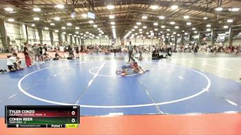 80 lbs Rd# 3 12:00pm Friday - Tyler Conzo, California National Team vs Cohen Reer, Team Ohio