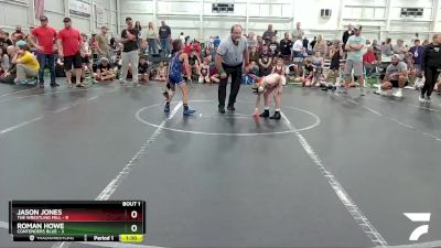 60 lbs Finals (2 Team) - Roman Howe, Contenders Blue vs Jason Jones, The Wrestling Mill