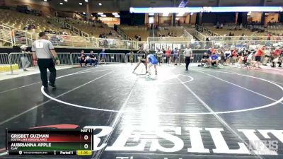 135 lbs Cons. Round 3 - Grisbet Guzman, South Lake (Groveland) vs Aubrianna Apple, Clay