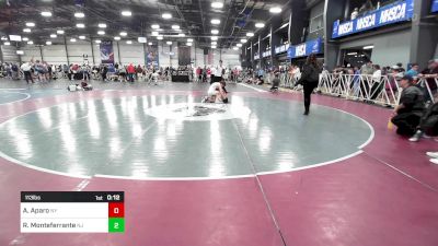 113 lbs Consi Of 16 #2 - Andrew Aparo, NY vs Rocco Monteferrante, NJ