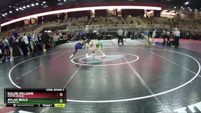 120 lbs Cons. Round 5 - Rylan Ibold, Buford HS vs Kalob Williams, Winter Springs