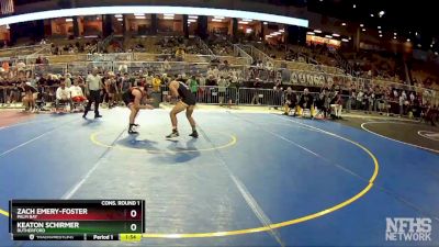 1A 160 lbs Cons. Round 1 - Zach Emery-Foster, Palm Bay vs Keaton Schirmer, Rutherford