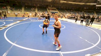 105 lbs 3rd Place - Grayson Wolfe, Coweta Tiger Wrestling vs Clayton Warner, Sallisaw Takedown Club