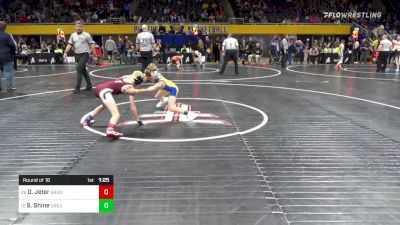 75 lbs Round Of 16 - Owen Jeter, Bradford vs Sebastian Shine, Greater Latrobe