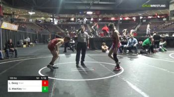 135 lbs Final - Luke Geog, Team Miron vs Grant MacKay, TWC Pittsburgh