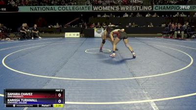 116 lbs Quarterfinal - Samara Chavez, King University vs Karissa Turnwall, Emmanuel College