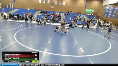 42-43 lbs Round 1 - Xander Merkley, Uintah vs Bentley Baker, Ravage