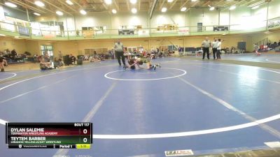 100 lbs Round 2 - Teytem Barber, Lebanon Yellowjacket Wrestling vs Dylan Salemie, Terminator Wrestling Academy