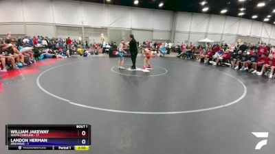 106 lbs Round 1 (6 Team) - William Jakeway, South Carolina vs Landon Herman, Arkansas