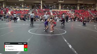 73 lbs Round 3 - Za`Aurby Paschall, Ark City Takedown Wrestling Cl vs Mateo Castillo, Red Storm