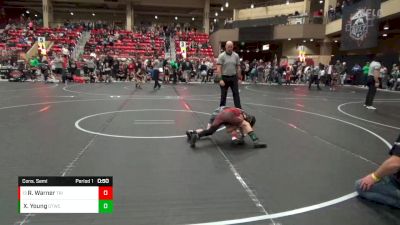 70 lbs Cons. Semi - Remington Warner, Triumph vs Xaeden Young, Oz Trojan Wrestling Club