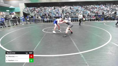 175 lbs Round Of 64 - Alec Mendez, Apple Valley vs Jeffrey Heaton, Carson