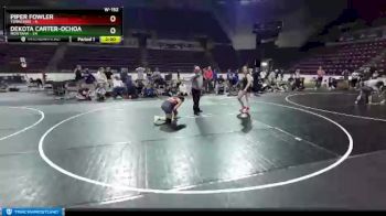 W-152 lbs Quarterfinals (8 Team) - Piper Fowler, Tennessee vs Dekota Carter-Ochoa, Montana