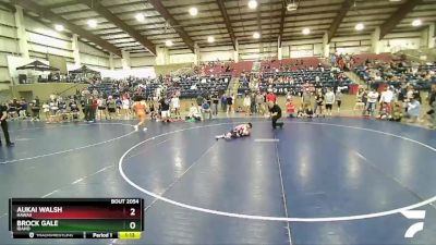 70 lbs Quarterfinal - Aukai Walsh, Hawaii vs Brock Gale, Idaho