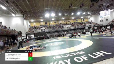 190 lbs Round Of 16 - Jonah Bumgarner, Chattanooga Christian School vs Nick Wehmeyer, Malvern Prep