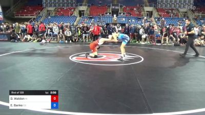 132 lbs Rnd Of 128 - Drew Waldon, Indiana vs Elijah Banks, Colorado