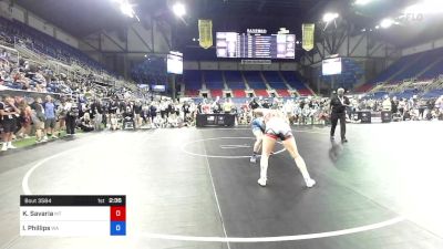 180 lbs Cons 8 #2 - Kassidee Savaria, Montana vs Isabella Phillips, Washington