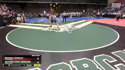 6A-190 lbs Cons. Round 2 - Michael Costello, Olathe East vs Raymond Gary-Hernandez, Manhattan