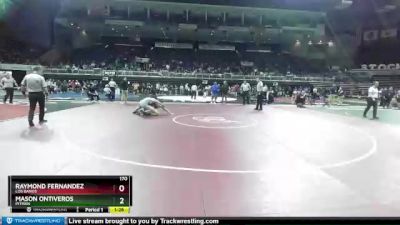 170 lbs Semifinal - Raymond Fernandez, Los Banos vs Mason Ontiveros, Pitman