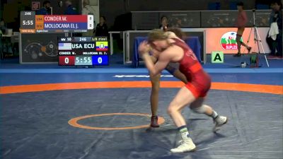 50 kg Prelims - Whitney Conder, USA vs Jacqueline Mollocana Eleno, ECU