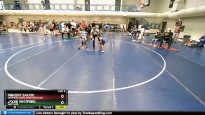 47-47 lbs Round 2 - Vincent Zarate, Southern Idaho Wrestling Club vs Jayzie Whitford, Westlake