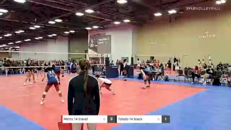 Metro 14 travel vs Toledo 14 black - 2022 JVA Summerfest presented by Nike