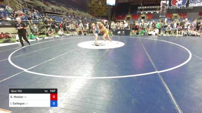 132 lbs Cons 64 #2 - Spencer Mosier, Kansas vs Isaiah Gallegos, Colorado