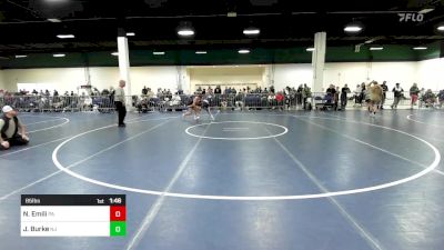 85 lbs Quarterfinal - Nico Emili, PA vs JoJo Burke, NJ