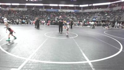 40 lbs Semifinal - Liam ORourke, Mexico Youth Wrestling vs Violet Jones, Springdale Youth Wrestling Club