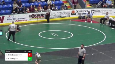 82 lbs Round Of 64 - Jaxsen Brabender, Meadville vs Ben Kinney, Butler