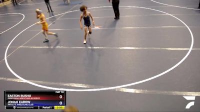 78 lbs Semifinal - Easton Busho, Owatonna Wrestling Academy vs Jonah Karow, MN Elite Wrestling Club