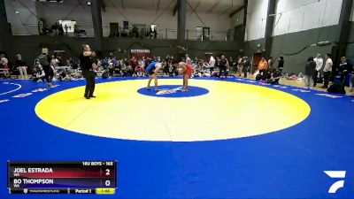 165 lbs Cons. Round 4 - Joel Estrada, WA vs Bo Thompson, WA