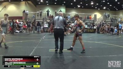 145 lbs Round 1 (6 Team) - Gavyn Whitehead, Beast Mode WA Pink vs William Berenbrock, Ares Black