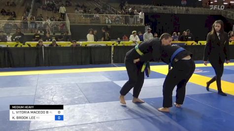 LOHANA VITORIA MACEDO BARBOZA vs KALI BROOK LEE 2024 Pan Jiu Jitsu IBJJF Championship