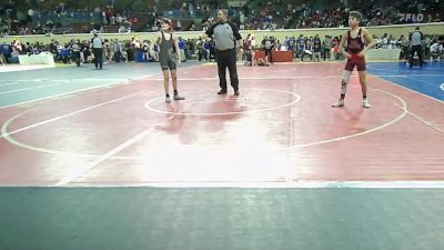 94 lbs Consi Of 16 #1 - Baylor Pugh, Cache vs Jaidyn High-Callender, Owasso Junior High