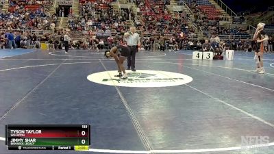 133 lbs Champ. Round 1 - Jimmy Shar, Bismarck Legacy vs Tyson Taylor, Williston