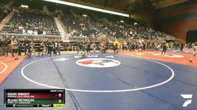 70 lbs Quarterfinal - Elijah Reynolds, Windy City Wrestlers vs Gavin Wright, Natrona Colts Wrestling