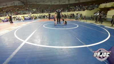 45 lbs Semifinal - Everlee Henderson, Tuttle Elite Wrestling Club vs Azayla Mitchell, El Reno Wrestling Club