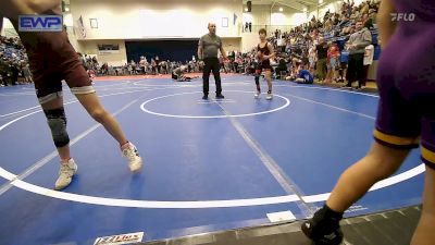 73 lbs Round Of 16 - Jackson Beckley, Team Tulsa Wrestling Club vs Creede Prier, Vian Wrestling Club