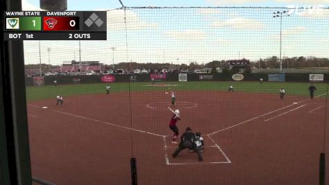 Replay: Wayne State (MI) vs Davenport - DH | Apr 26 @ 3 PM