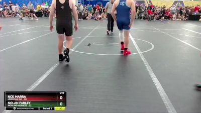 210 lbs Round 3 (8 Team) - Nck Marra, Louisville WC vs Nolan Farley, Highland Hornets