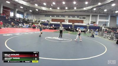 120 lbs Semifinal - Brooke Tarshis, Pine Bush vs Bella Satalino, Columbia