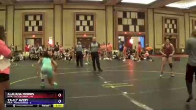 148 lbs Round 3 (10 Team) - Alahana Morris, MGW- Cotton Candy vs Zahily Avery, MGW- Mango Bango