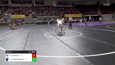 157 lbs Round Of 64 - Garrett Johnson, Dubuque WC vs Noah Reichelderfer, Penn State WC