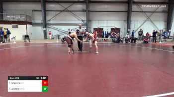 285 lbs 3rd Place - Travis Manick, Rhode Island College vs Tyson Jones, Springfield