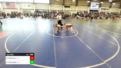 132 lbs Quarterfinal - Breck Williams, BlackCat WC vs Gabe Gonzales, Relentless WC