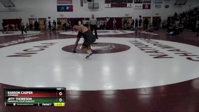 157 lbs Cons. Semi - Jett Thoreson, Minnesota State Mankato vs Karson Casper, Augsburg