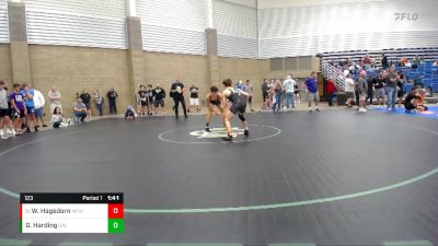 123 lbs Cons. Round 6 - Walter Hagedorn, Maurer Coughlin Wrestling Club vs Gradey Harding, Galion