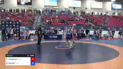 65 kg Quarters - Evan Henderson, Ohio Regional Training Center / TMWC vs Brock Zacherl, Clarion RTC